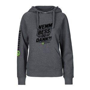 Damen Hoodie – „Wemm bess du dann?!“